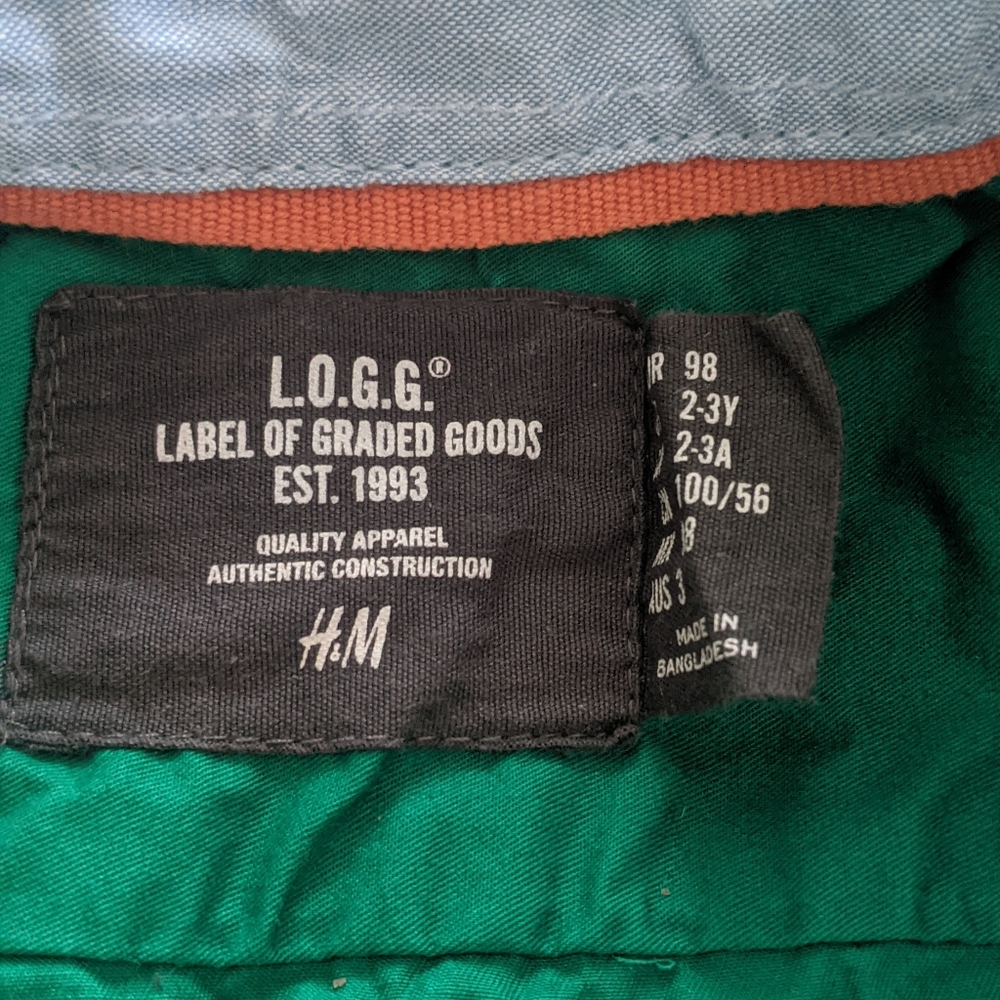 H&M Boys Solid Green Shirt - Picture 3 of 5